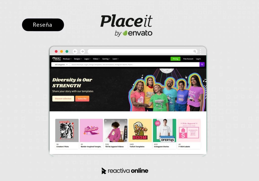 Placeit Opiniones: ¿Cuáles son sus Pros y Contras? Reseña completa